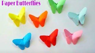 DIY Craft : Paper BUTTERFLIES |Origami Butterfly |Paper Butterfly by Moni Craft Creation