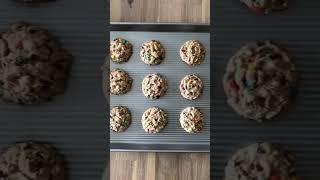 Let’s Bake Scary Good Monster Cookies for Halloween! #peanutbutter #oatmealcookies #baking #cookies