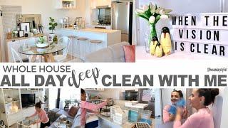 ALL DAY CLEAN WITH ME - DEEP CLEANING MY WHOLE APARTMENT || THE SUNDAY STYLIST