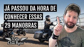 As 29 manobras essenciais do motociclismo