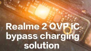 realme 2 charging problem Charging ic OVP ic short bypass solution by @FamousElectronicsSolutions