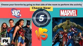 This or That! #2 | Family Workout | Marvel vs DC Superhero Workout