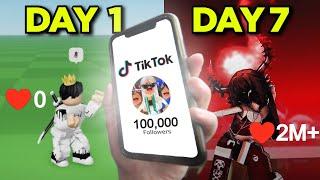 I Went VIRAL ON TIKTOK, using Roblox...