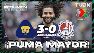 HIGHLIGHTS | Pumas 3-0 Atl San Luis | Liga Mx -AP2024 - J12 | TUDN