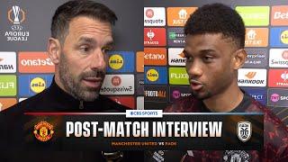 Van Nistelrooy & Diallo speak after Man Utd's first European win in 380 days! | Man Utd vs PAOK