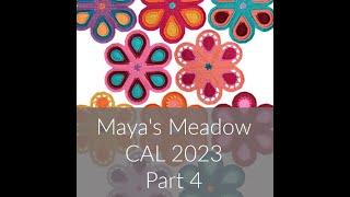 Maya's Meadow CAL Part 4 - US Terminology Left-handed