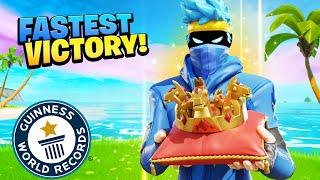 The FASTEST Win In Fortnite History...