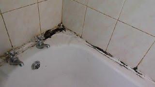 How to clean the grout between your wall tiles and revamp mouldy mastic.