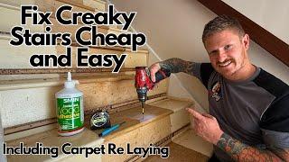 How to Fix Creaky Stairs - Easy DIY Fix Anyone Can Do!