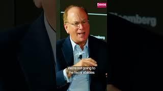 #Davos: BlackRock CEO Larry Fink is worried about anemic growth #bloomberg #economy