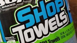 Harbor Freight Blue Shop Towels Review