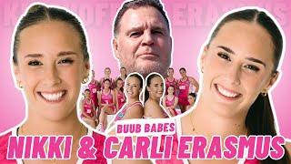 Nikki & Carli Erasmus Talk Rassie Erasmus, Buub Babes, Springboks Rugby World Cup, Stellenbosch Uni