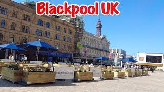 Walking in Blackpool UK Town | Summer Time | DJI Pocket 2