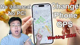 2024 How to Spoof Location on iPhone Without Computer | No Jailbreak, No PC-iOS 17 Support