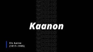 Els Aarne - Kaanon