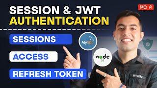 Hybrid Authentication: Secure & Fast Login with Sessions  +  JWT (Access & Refresh Token)