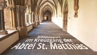 Schlussspurt in St. Matthias: Restaurierung des Kreuzgangs der Abtei nähert sich dem Ziel