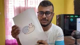 How to draw a snail | কি ভাবে একটি শামুক আঁকবেন | New Video 2024