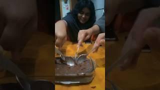 Trying to eat FROZEN PUDDING #food #shortsfeed #youtube #youtubeshorts #haleemasadia #foodvlog