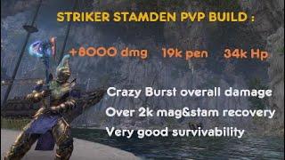 Eso Juggernaut Stamden PvP Build & Gameplay "The Striker"