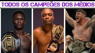 Todos os Campeões Peso Médio do UFC