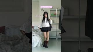 지그재그 여름 땡땡이 레이어드룩 𓂃⊹ ִֶָ