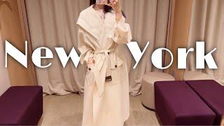 New York year-end holiday vibes started! Loro Piana coat, Christmas shopping vlog