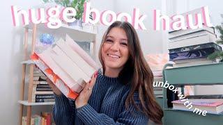 *huge* book haul & unboxing 25+ books  | bookmas day 12