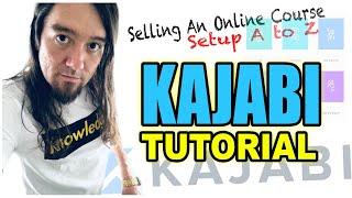 Kajabi Review & FULL Setup Beginner Tutorial Lesson - How To Build An Online Course Using Kajabi