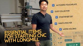 Everything You Need to Get for Starting CNCing With Your LongMill