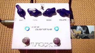 Vox Ice 9 Overdrive pedal joe satriani signature