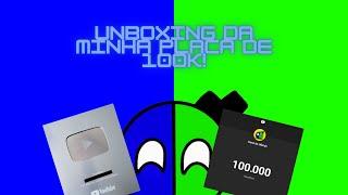 UNBOXING DA MINHA PLACA DE 100K INSCRITOS!! #shorts #short #viral #reelsvideo  #reels #viralvideos