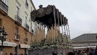 SEMANA SANTA DE CÁDIZ 2025. SERVITAS. (Plaza las flores)