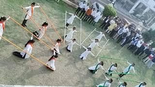 Bamboo Exercise ( Dance ) performance Presented on Republic Day