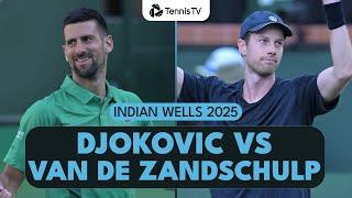 Lucky Loser Van de Zandschulp UPSETS Djokovic | Indian Wells 2025 Highlights