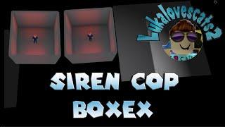 SECRET BOXEX with SIREN COP in them! And HOW TO find them! SIREN COP'S PRISON! (SCARY OBBY)