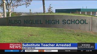 Substitute teacher arrested at high school in Aliso Viejo for threatening students