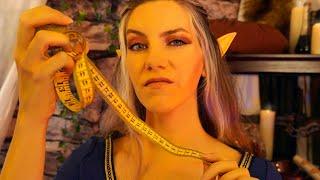 Rude Elf Tailor Measures You for Fine Clothes  Skyrim ASMR Roleplay