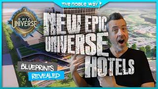 New Epic Universe Hotels Discovered! Rooftop Pool, Fireworks Viewing, Waterpark | Universal Orlando