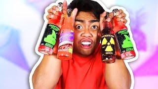 GUAVA JUICE TRIES WEIRD SODAS (EXTREME NASTY)!