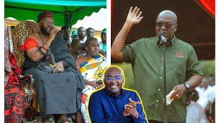 Endorsement of the year...wow Ekumfi chief joyfully chose Mahama over Bawumia