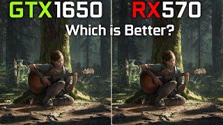 GTX 1650 vs RX 570 in 2023 - Test In 7 Games 1080p