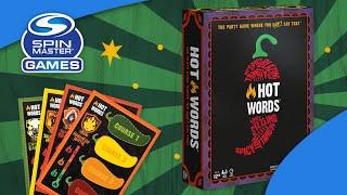 Learn How to Play Hot Words from Spin Master Games