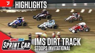 First Ever Sprint Car Race At IMS | USAC Stoops Invitational at IMS Dirt Track 9/26/24 | Highlights