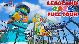 Legoland 2024 Full Walkthrough | Every Ride, Area and Attraction (April 2024) [4K]