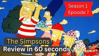 The Simpsons S1E7 | TV Reviews in 60 Seconds #shorts  #movies #tv #thesimpsons