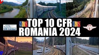 Top 10 calatorii CFR preferate Romania 2024