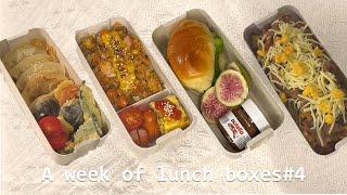 Satisfying ASMR lunch packing for a week a week of lunch boxes#4 #asmr #lunchbox #lifestyle