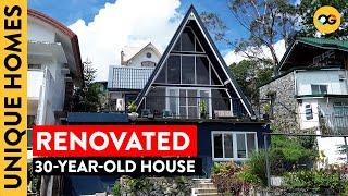 Inside This Mid-Century Inspired Renovated A-Frame House in Benguet | Unique Homes | OG