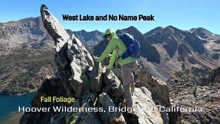 |4K| Fall Foliage Hiking West Lake and No Name Peak, Hoover Wilderness, #Bridgeport #Fallfoliage